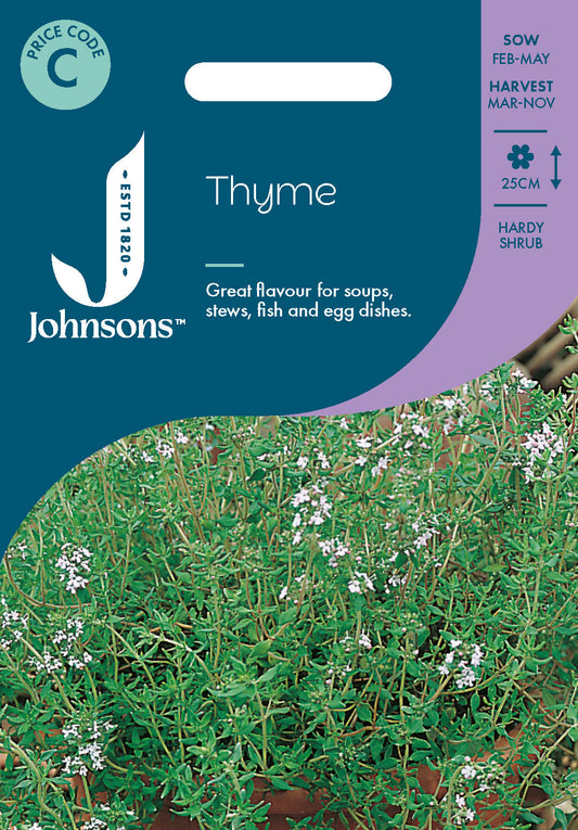 Johnsons Thyme Seeds Packet