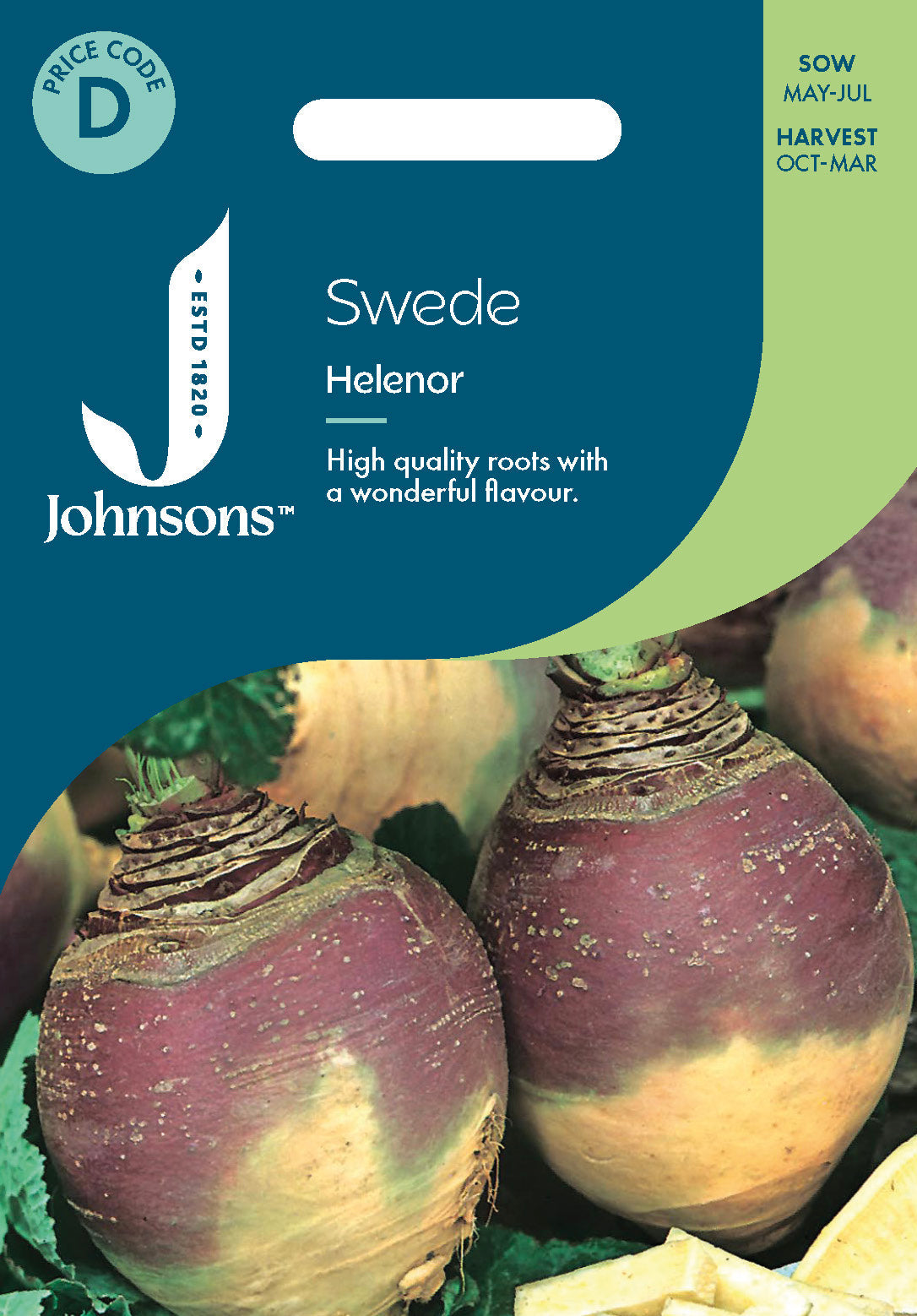 Johnsons Swede Helenor Seeds Packet
