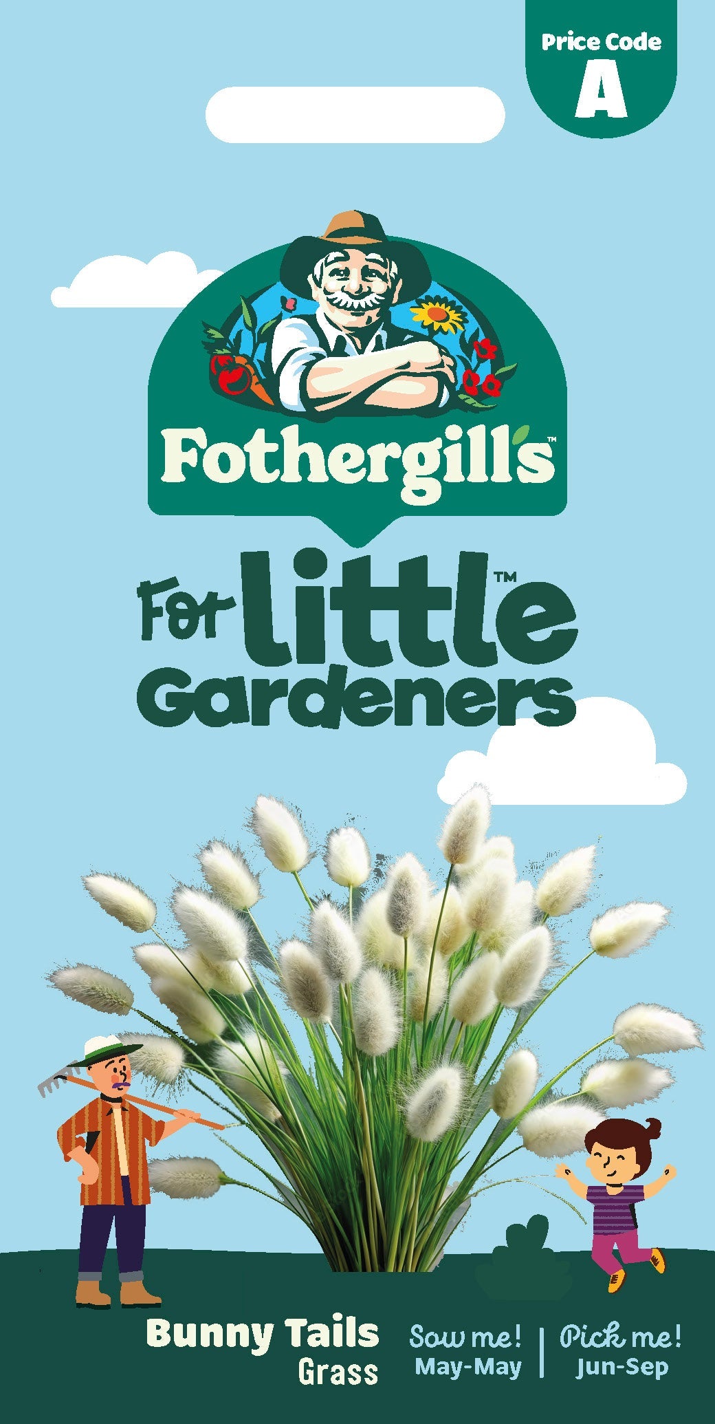 Mr Fothergill's Bunny Tails Grass Seeds Packet
