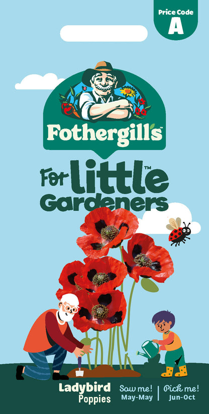 Mr Fothergill's Ladybird Poppies Seeds Packet