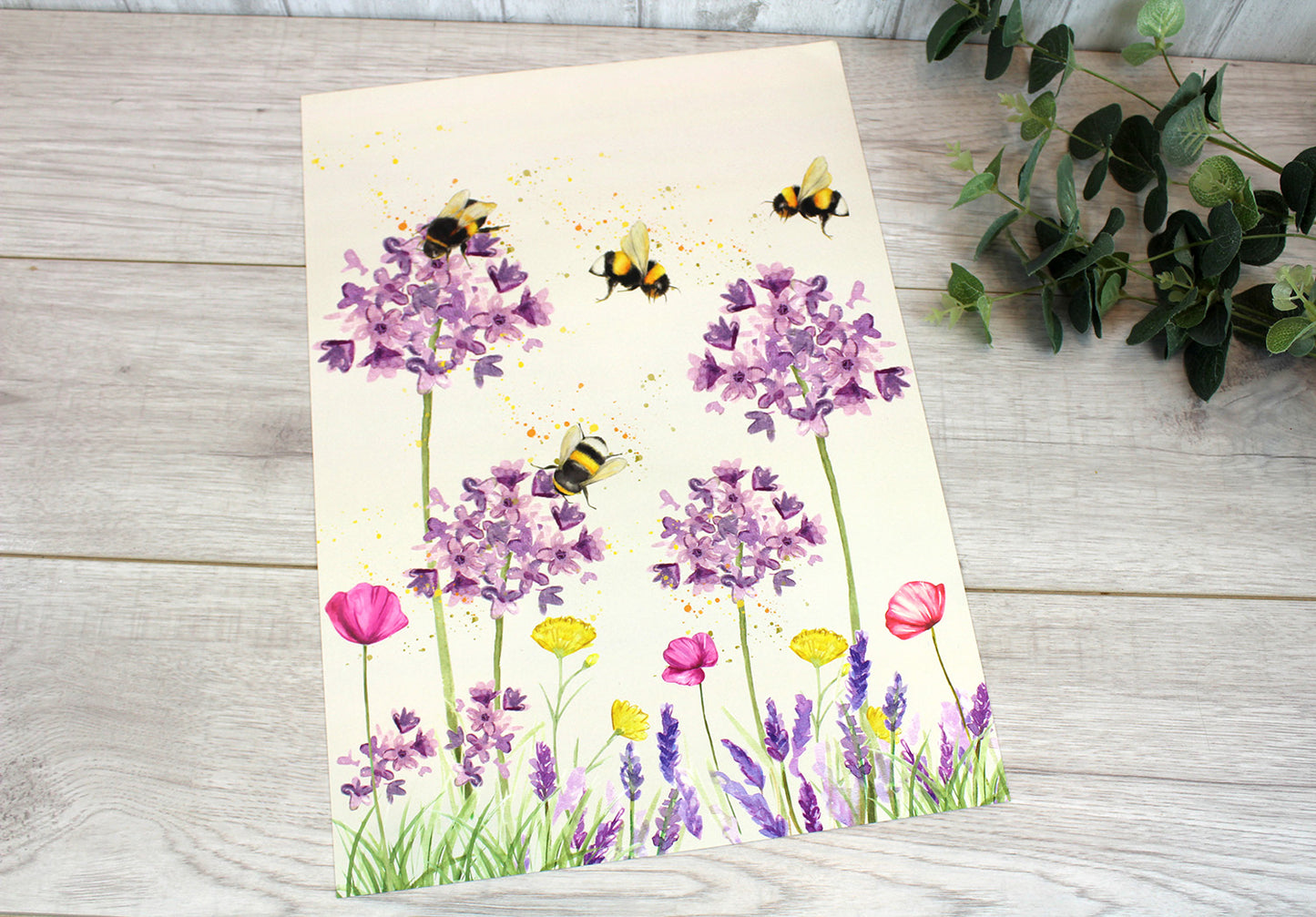 Bees Print A3