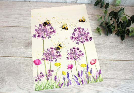 Bees Print A3