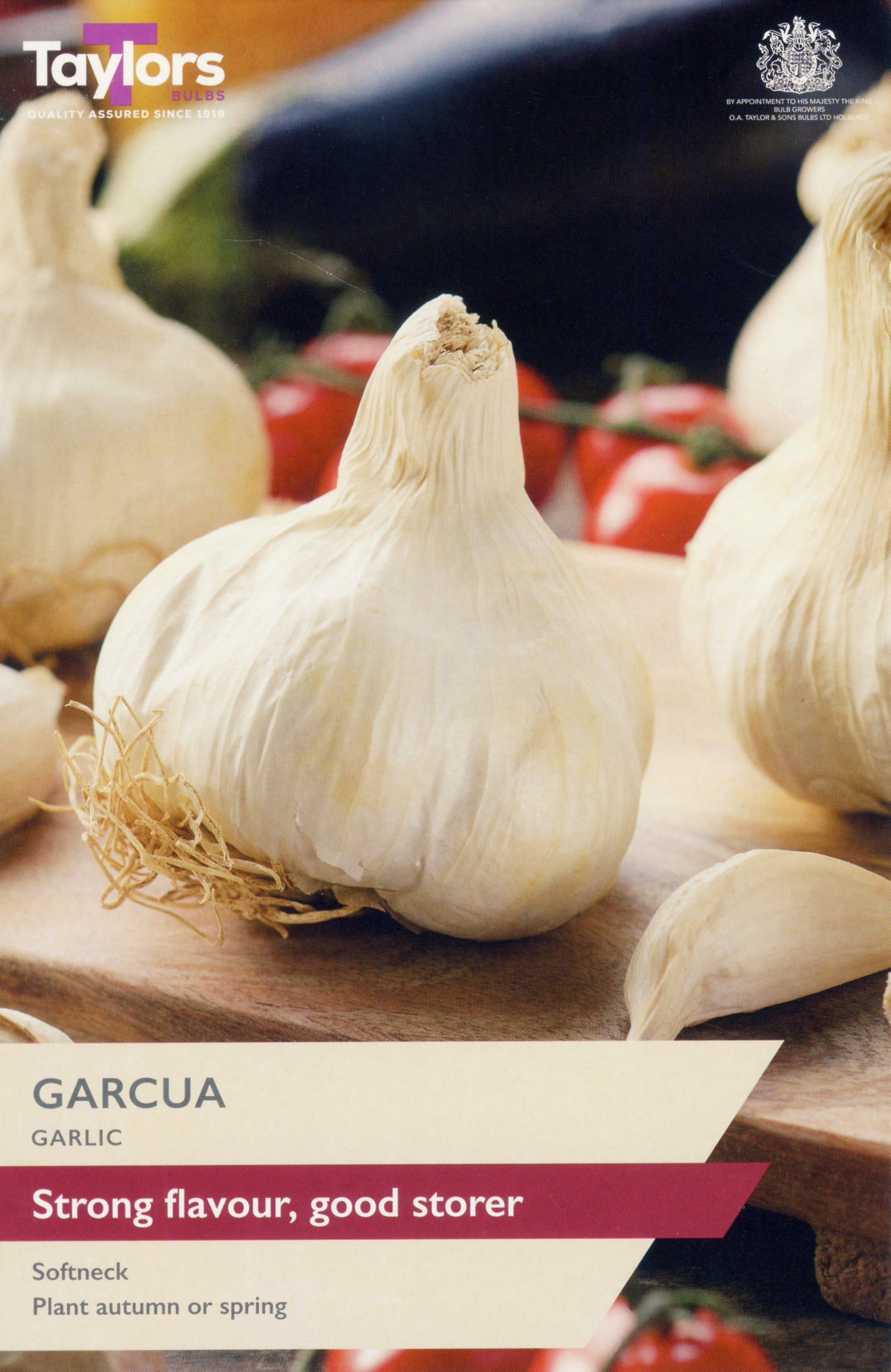Taylors Bulbs Garlic Garcua 2 Pack Bulbs