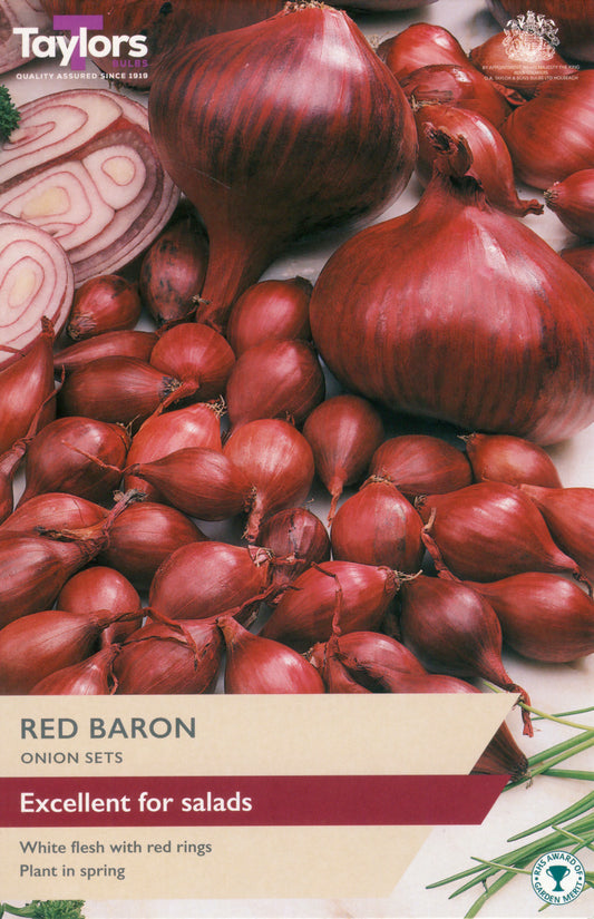 Taylors Bulbs Onion Sets Red Baron 50 Pack Bulbs