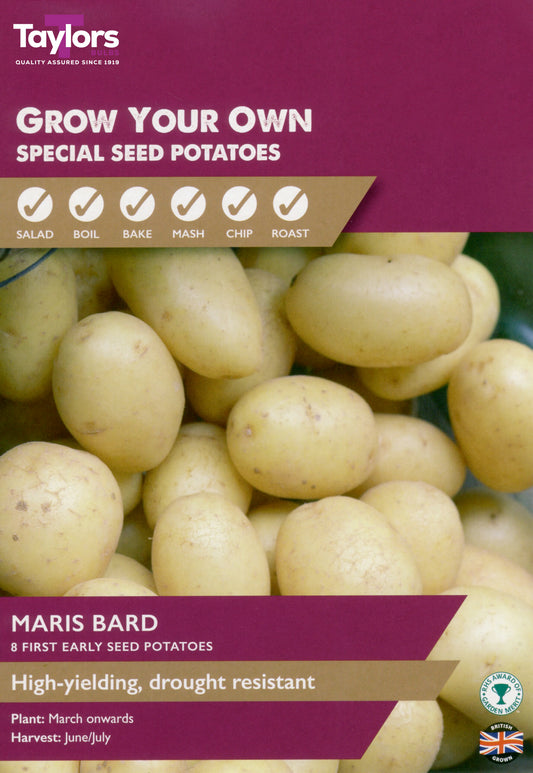 Taylors Bulbs Maris Bard First Early Seed Potatoes 2KG
