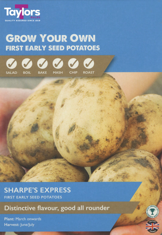 Taylors Bulbs Sharpe's Express First Early Seed Potatoes 2KG
