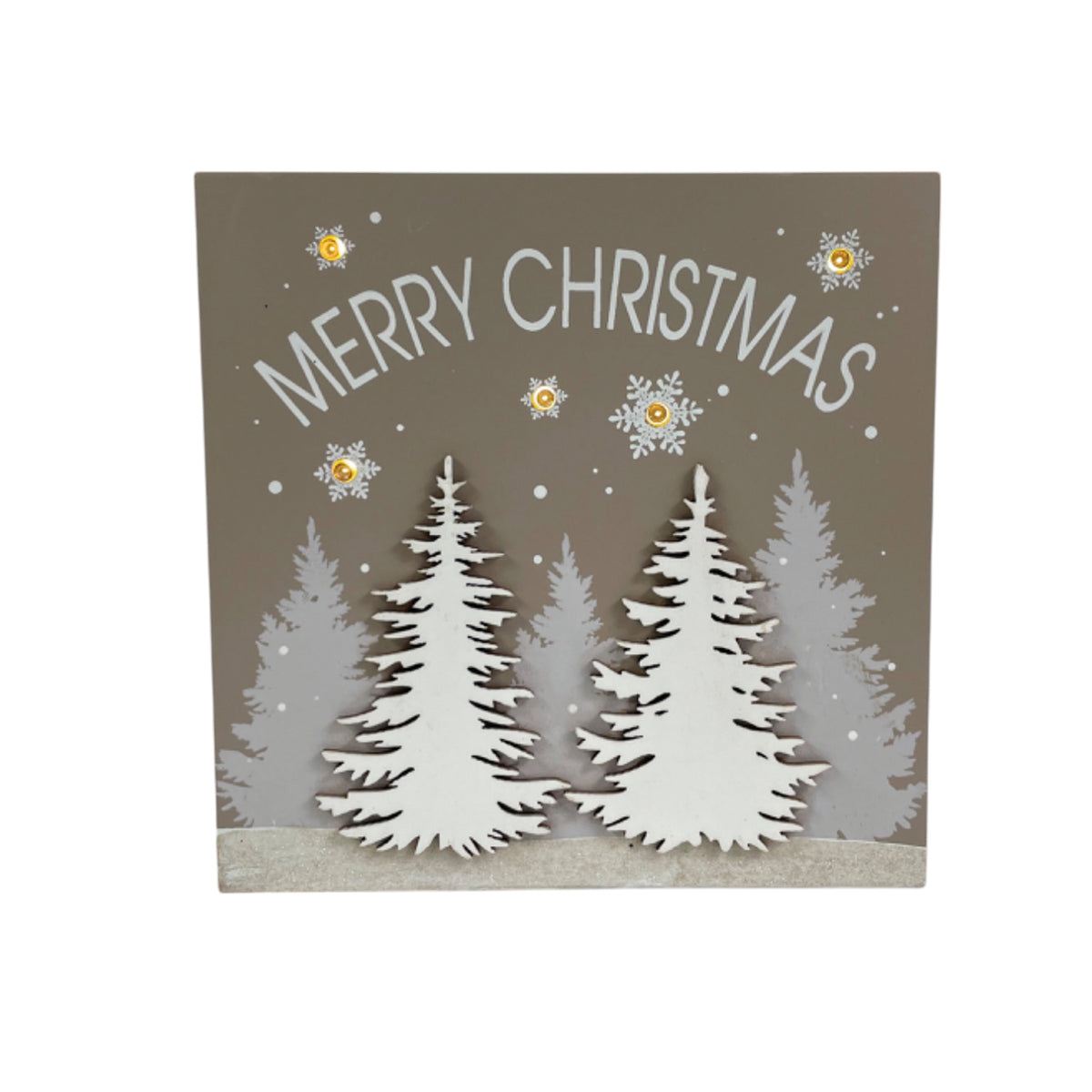 Forest Led Screen LED Merry Christmas Forest 15cm – Grasmere Garden Centre