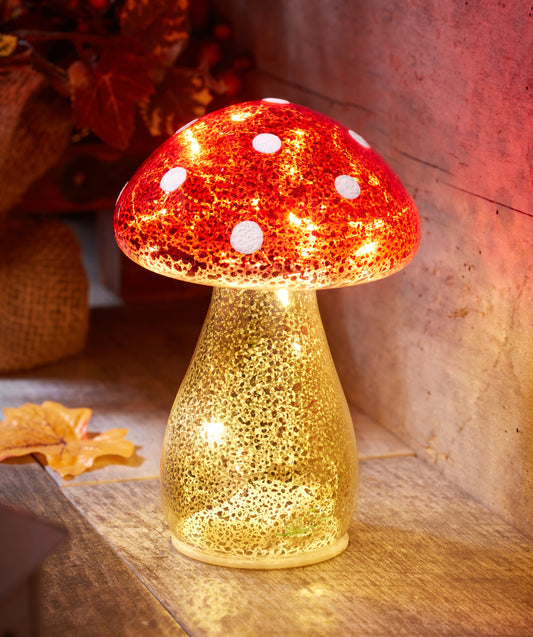 Light up mushroom decoration