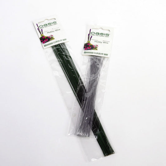 Two packages of Oasis hobby wire on a white background