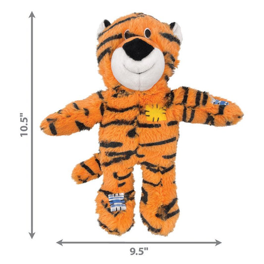 KONG Wild Knots Tiger - Medium / Large Dog Toy on a white background