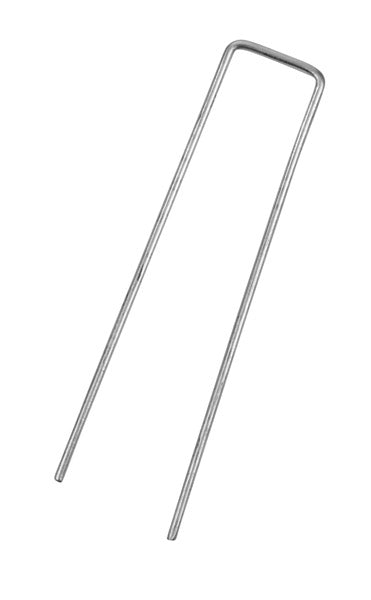 Metallic hook on a white background