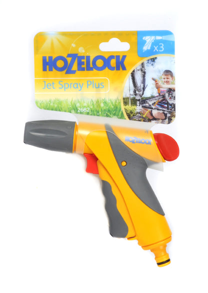 Hozelock Jet Spray Plus with packaging on a white background