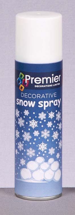 Can of premier decorative snow spray