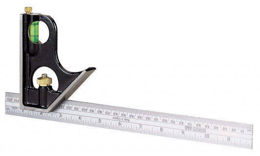 Rafter square with tape measure on a white background