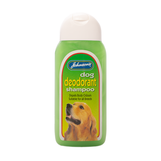 Johnson's Dog Deodorant Shampoo 200ml on a white background
