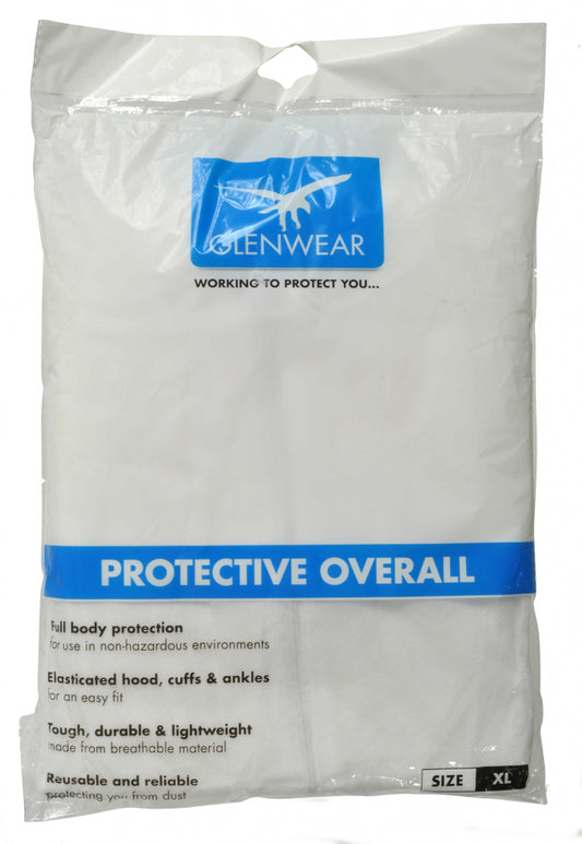 Jolenwear protective overall packaging with branding and product details.