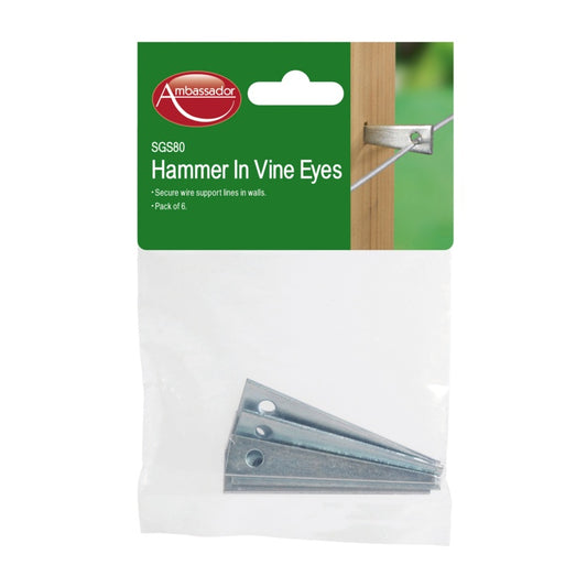 Packaged 'Hammer In Vine Eyes' with Ambassador branding on a white background