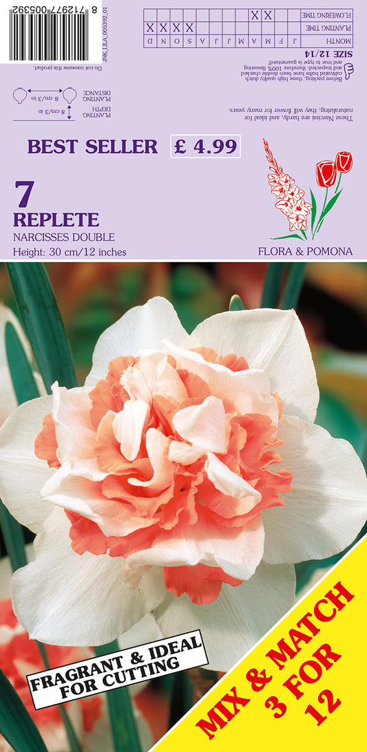 Replete Narcissus Double 7 Pack Bulbs