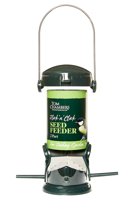 Tom Chambers Flick 'n' Click Seed Feeder 2 Port (CS042)