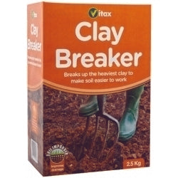 Vitax 2.5kg Clay Breaker soil improver | Breaks up heaviest clay for easier digging and better drainage UK
