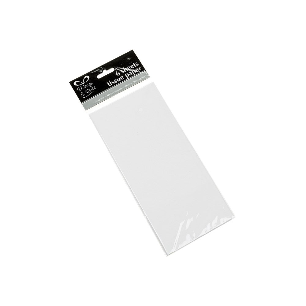 Packet of White Tissue Paper on a white background