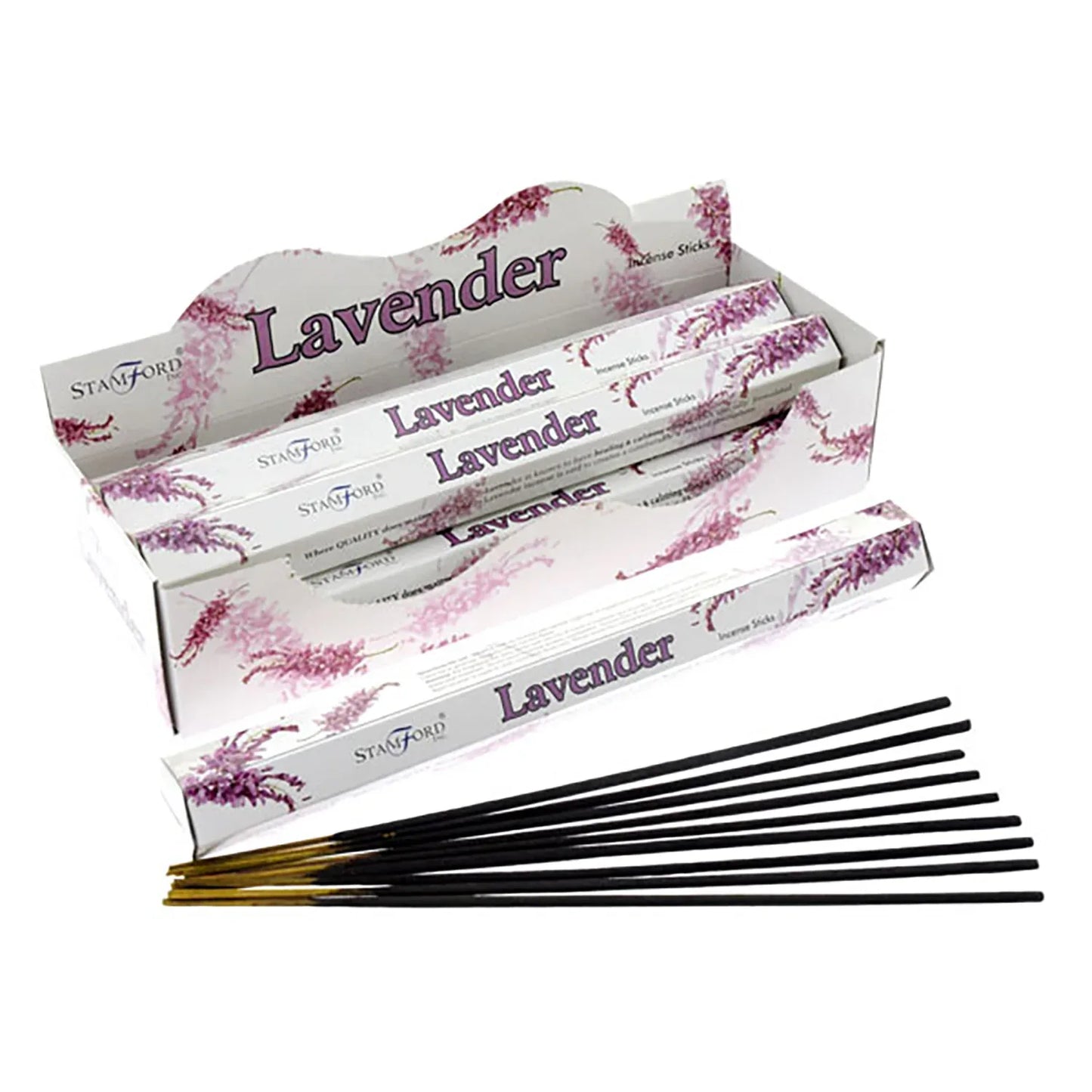 37102 Stamford Premium Hex Incense Sticks Lavender 20 Pack - Grasmere Garden Centre