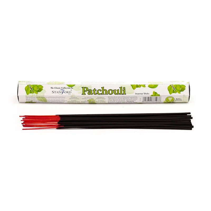 37103 Stamford Premium Hex Incense Sticks Patchouli 20 Pack - Grasmere Garden Centre
