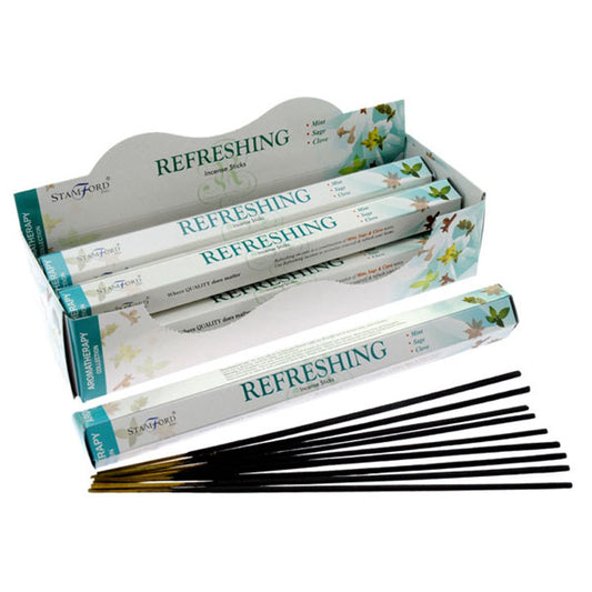 37118 Stamford Hex Aromatherapy Incense Sticks Refreshing 20 Pack