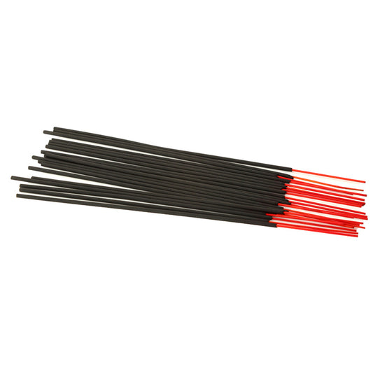 Black and red incense sticks