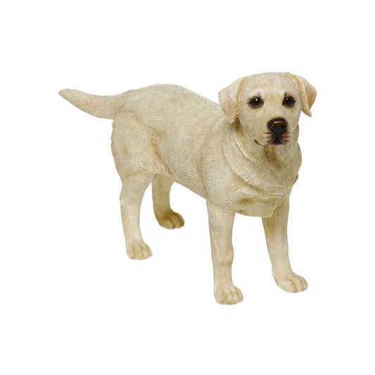 Dog figurine on a white background