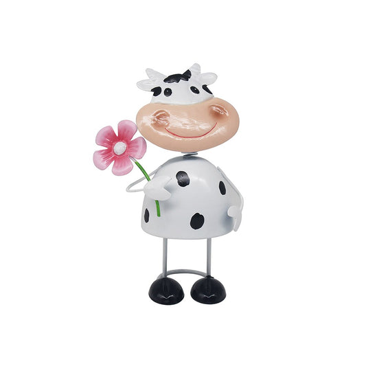 Bright Eyes Tin Wobbler Cow