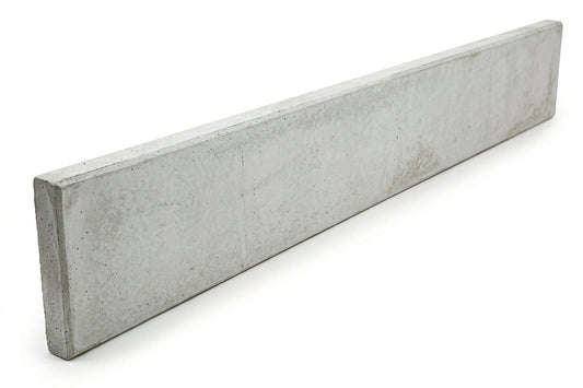 A long, rectangular concrete or stone slab shown at an angle on a clean white background.