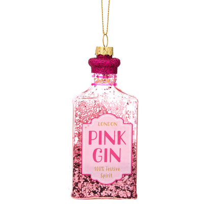 Pink gin hanging decoration