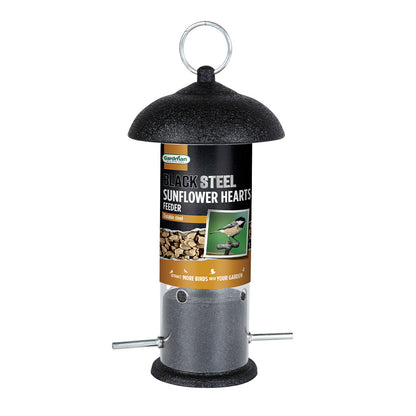 Gardman Black Steel Sunflower Hearts Feeder