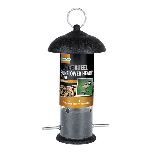 Gardman Black Steel Sunflower Hearts Feeder