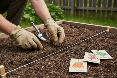 Change the seed packets so the pictures match the name
