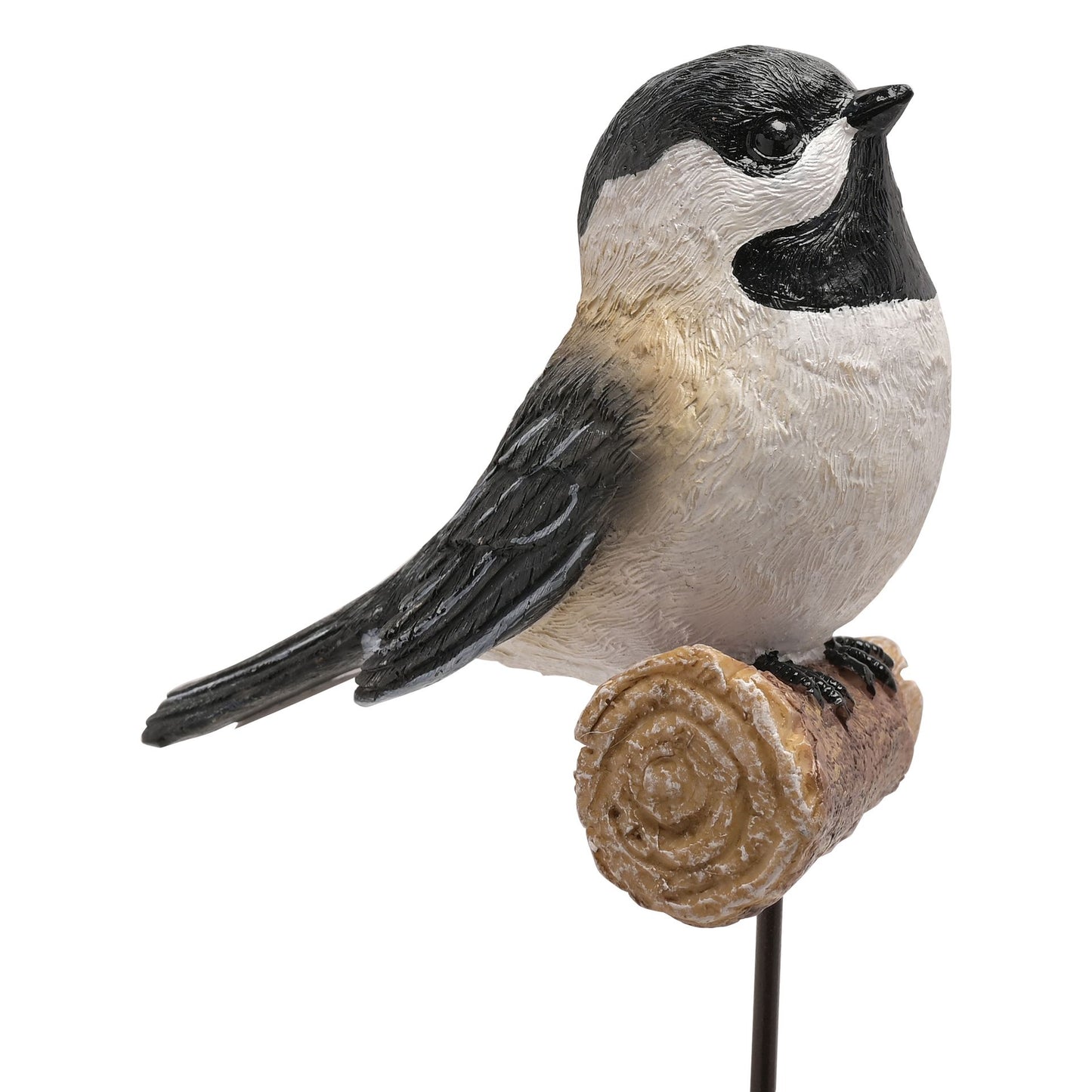 Decorative bird figurine on a white background