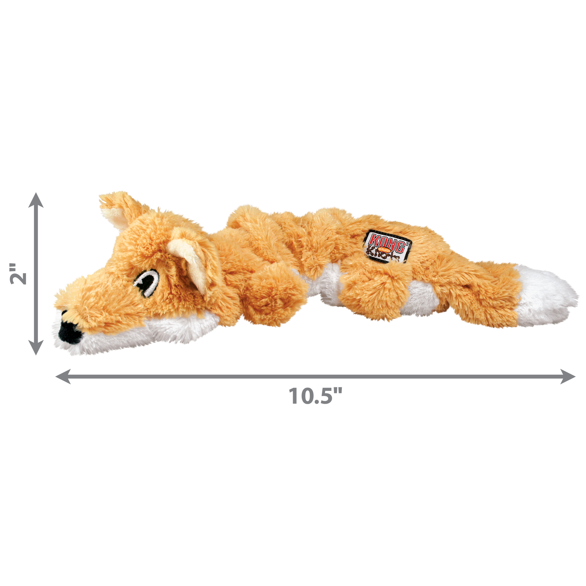 KONG Scrunch Knots Fox - Small Medium