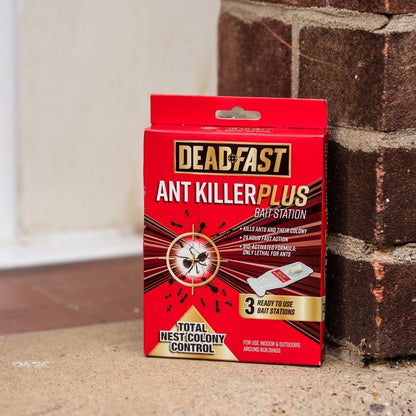 Deadfast Ant Killer Plus Bait Station 3x 4g