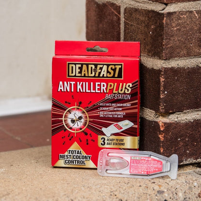 Deadfast Ant Killer Plus Bait Station 3x 4g