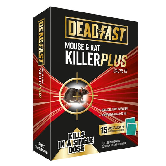Deadfast Mouse and Rat Killer Plus x 15 Sachets