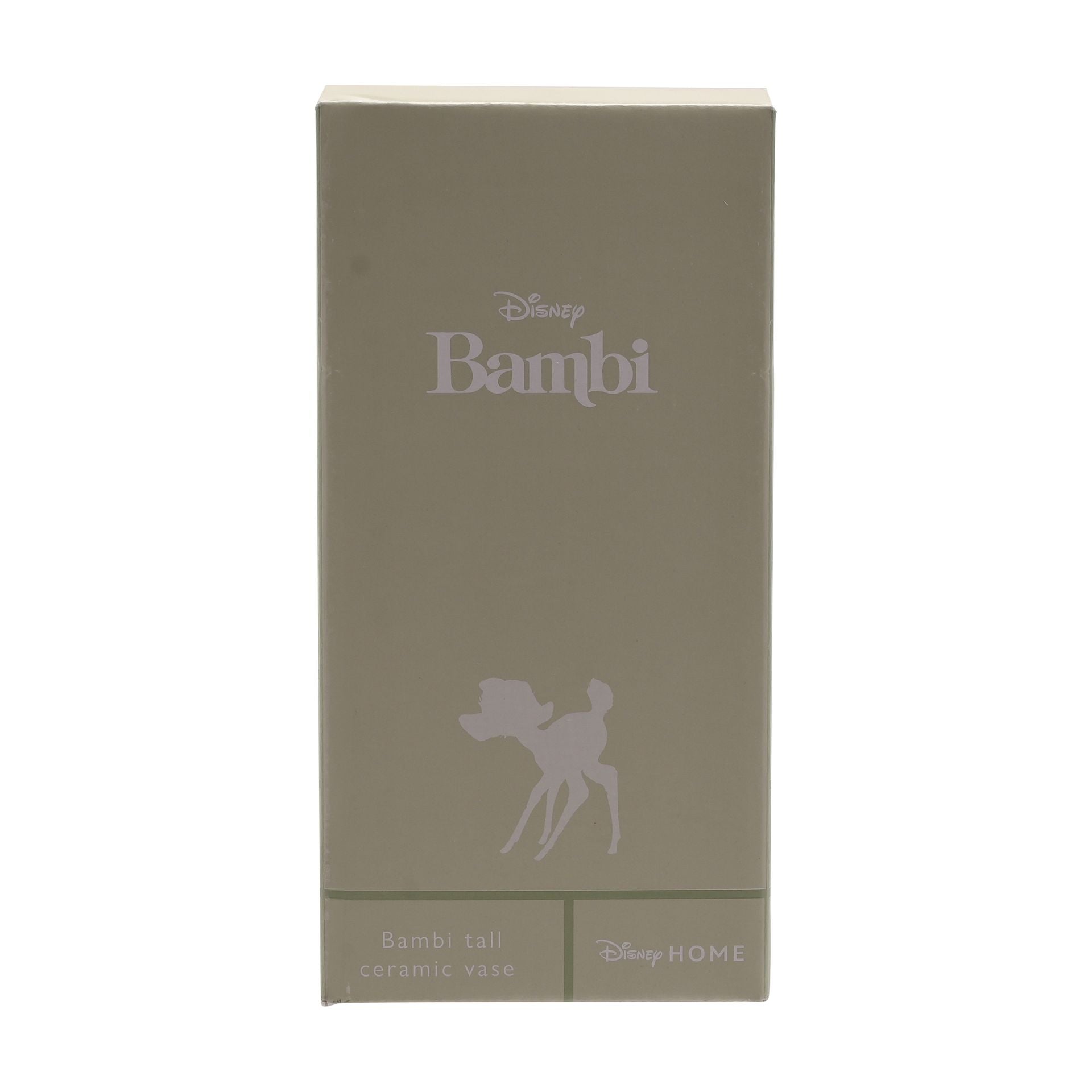 Disney Bambi box with a silhouette of a deer on a beige background
