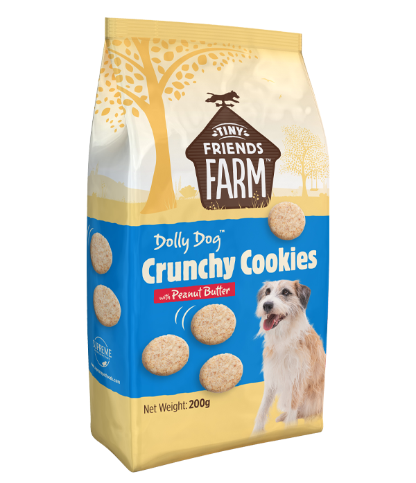 Tiny Friends Farm Dolly Dog Crunchy Cookies with Peanut Butter 200g