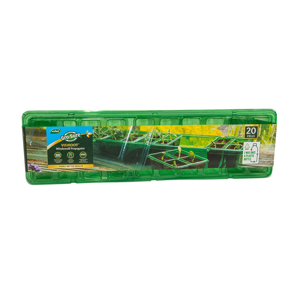 Gro-Sure Visiroot Windowsill Propagator Set on a white background
