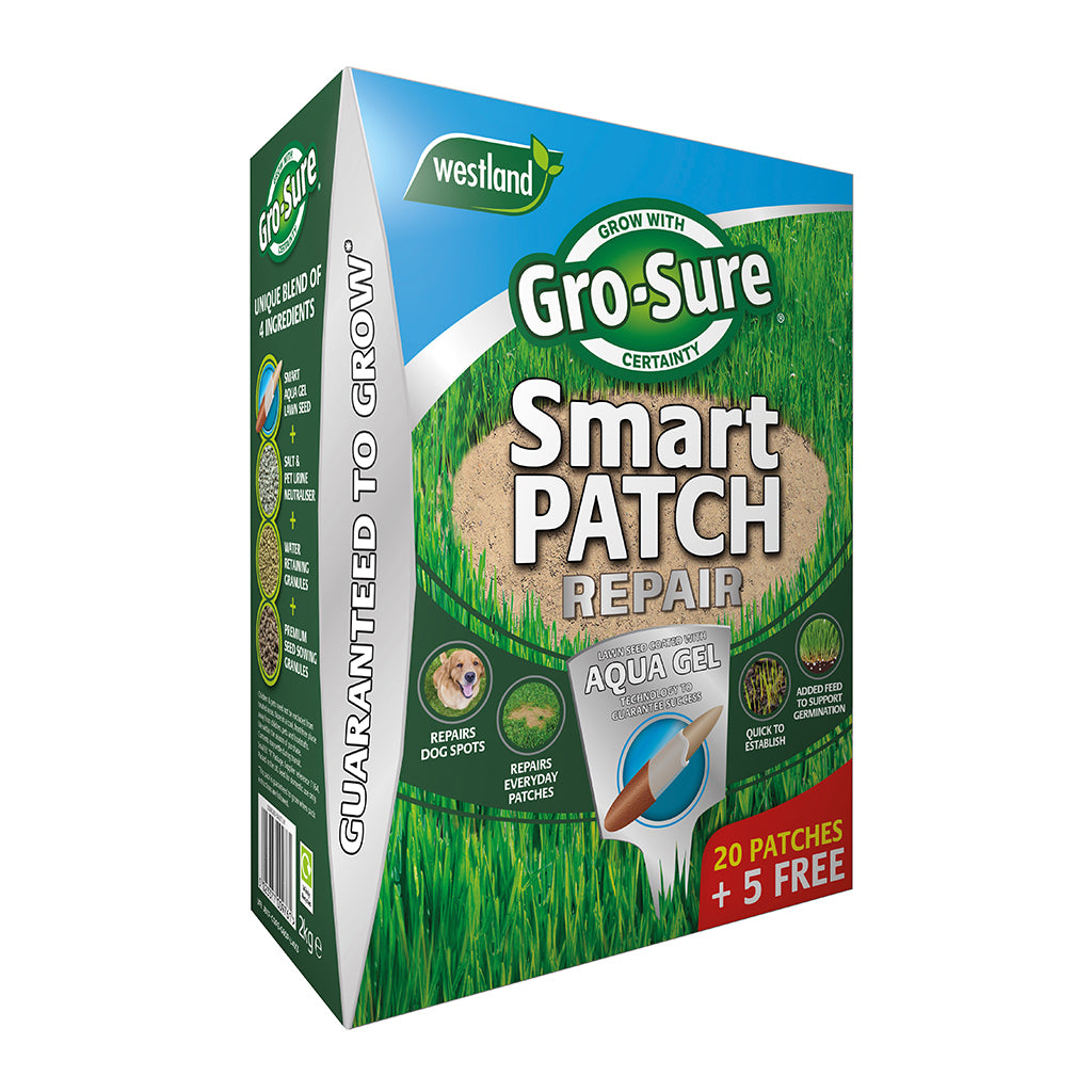 Gro-Sure Smart Patch Repair packaging on a white background