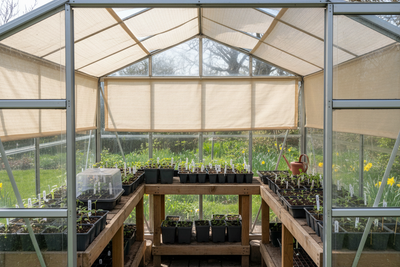 Make the blinds suitable for a greenhouse