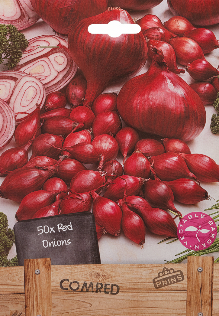Prins Comred 50x Red Onions - Stock Photo
