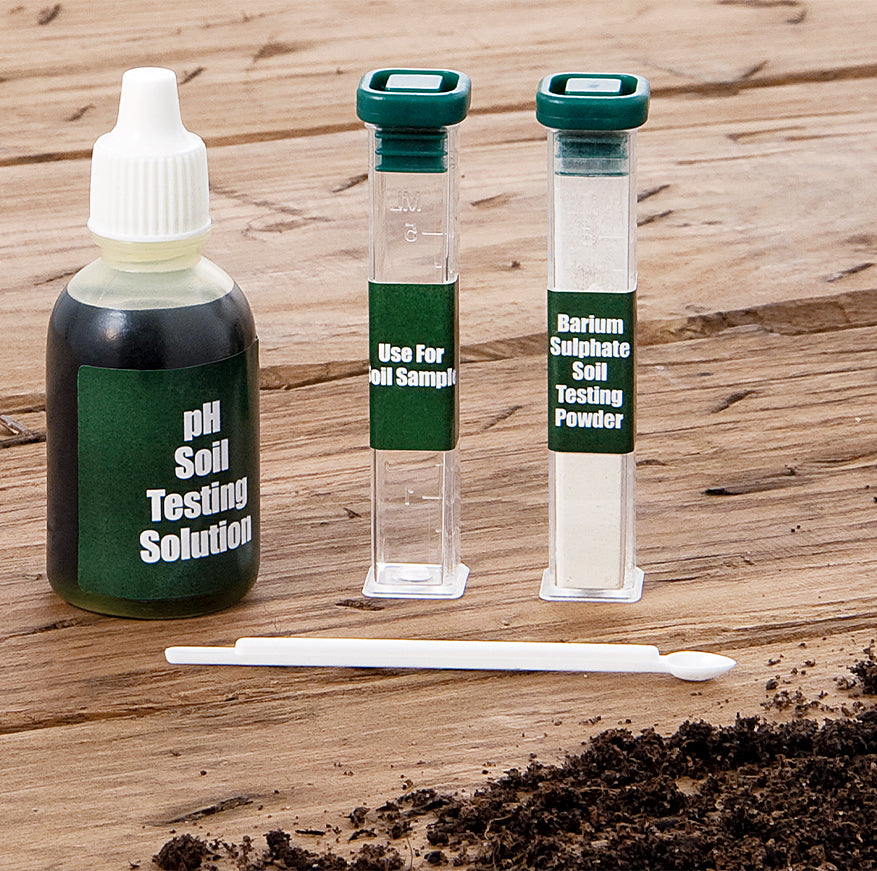 Gardman Soil pH Testing Kit on a wooden table
