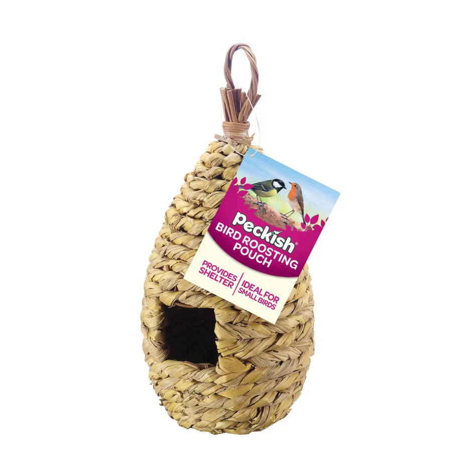 Peckish Bird Roosting Pouch on a white background
