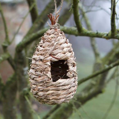 Peckish Bird Roosting Pouch hanging in a tree